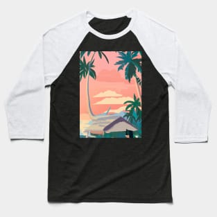 Hawaii Painting Baseball T-Shirt